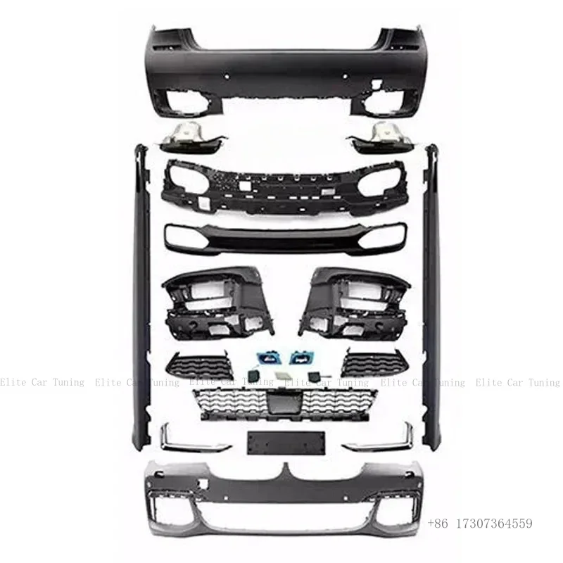

PP Material Body Kit for 7 Series G11 G12 Old Upgrade to M740 Front Bumper Rear Side Skirt M Sport 2016-2020