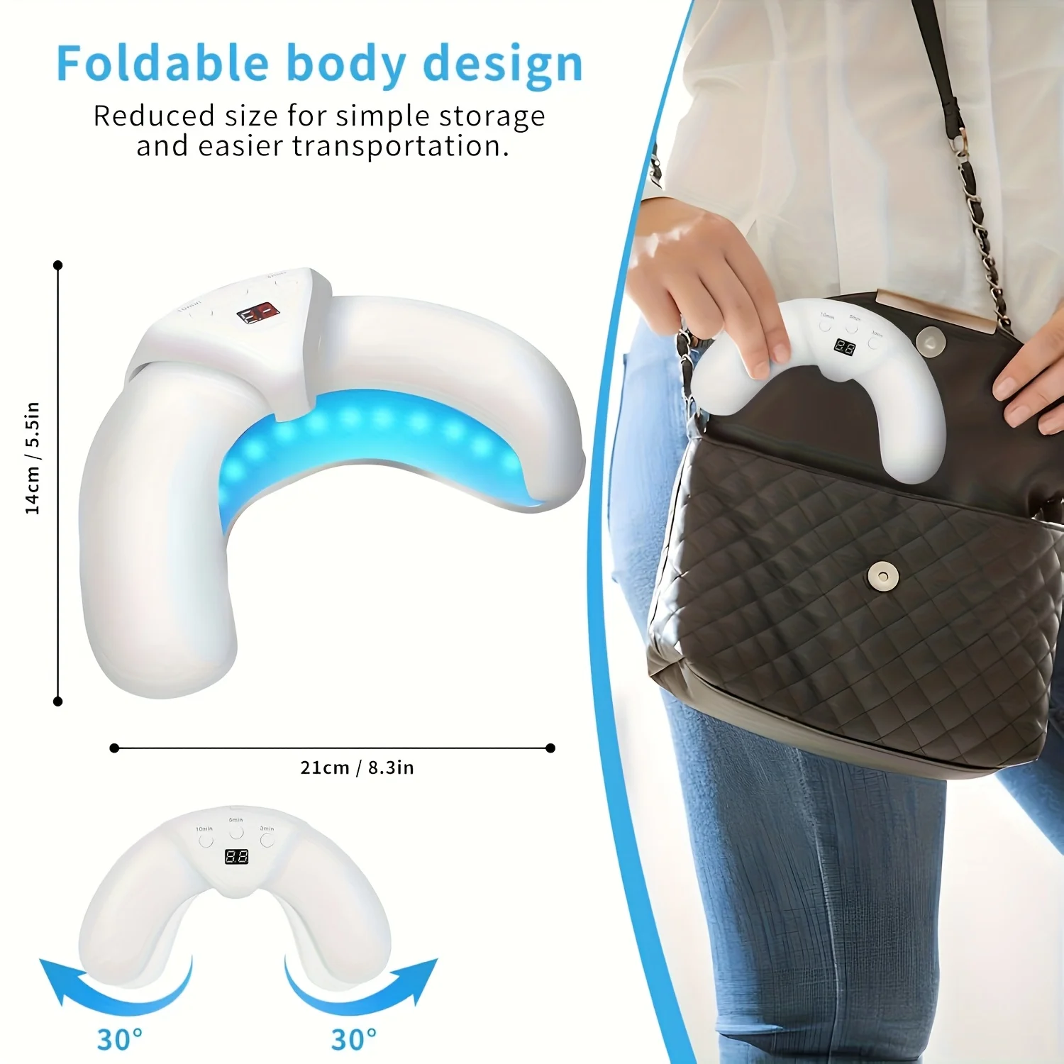 

1/2/4 Pcs Nail Fungus Light Device for Multiple Fingernails & Toenails