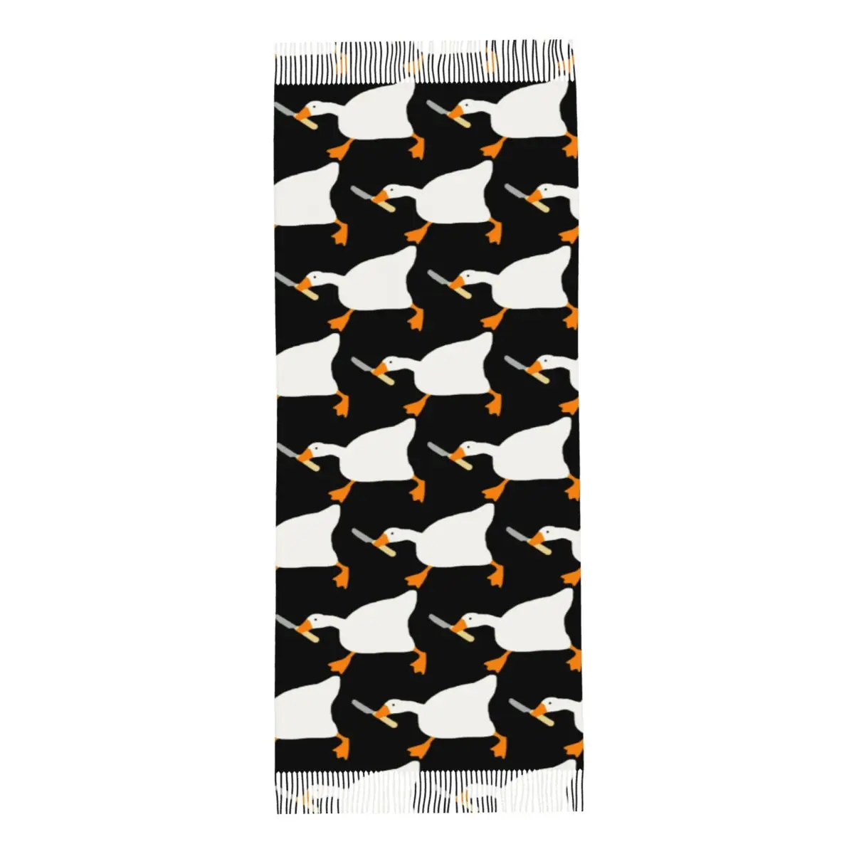 Goose With Knife - Peace Was Never An Option Scarf Tassel Scarves Women Soft Warm Shawls and Wraps Large Fall Winter Shawl Wrap