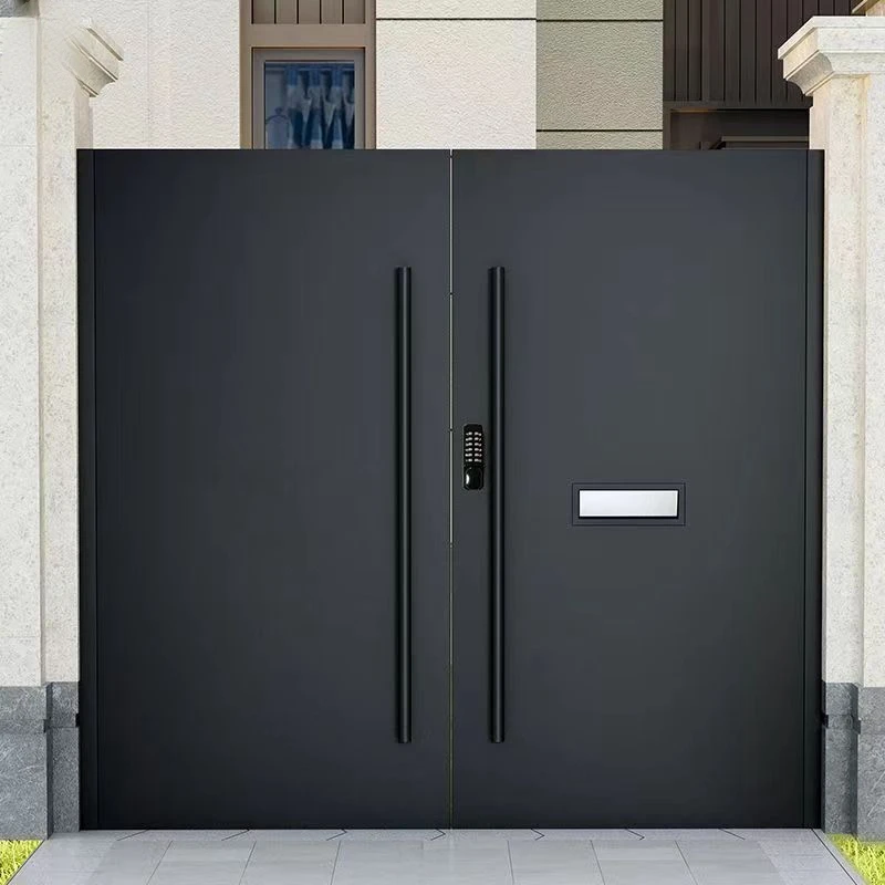 Porte d'allée décorative en aluminium pour jardin, belle porte battante, clôture en aluminium et por