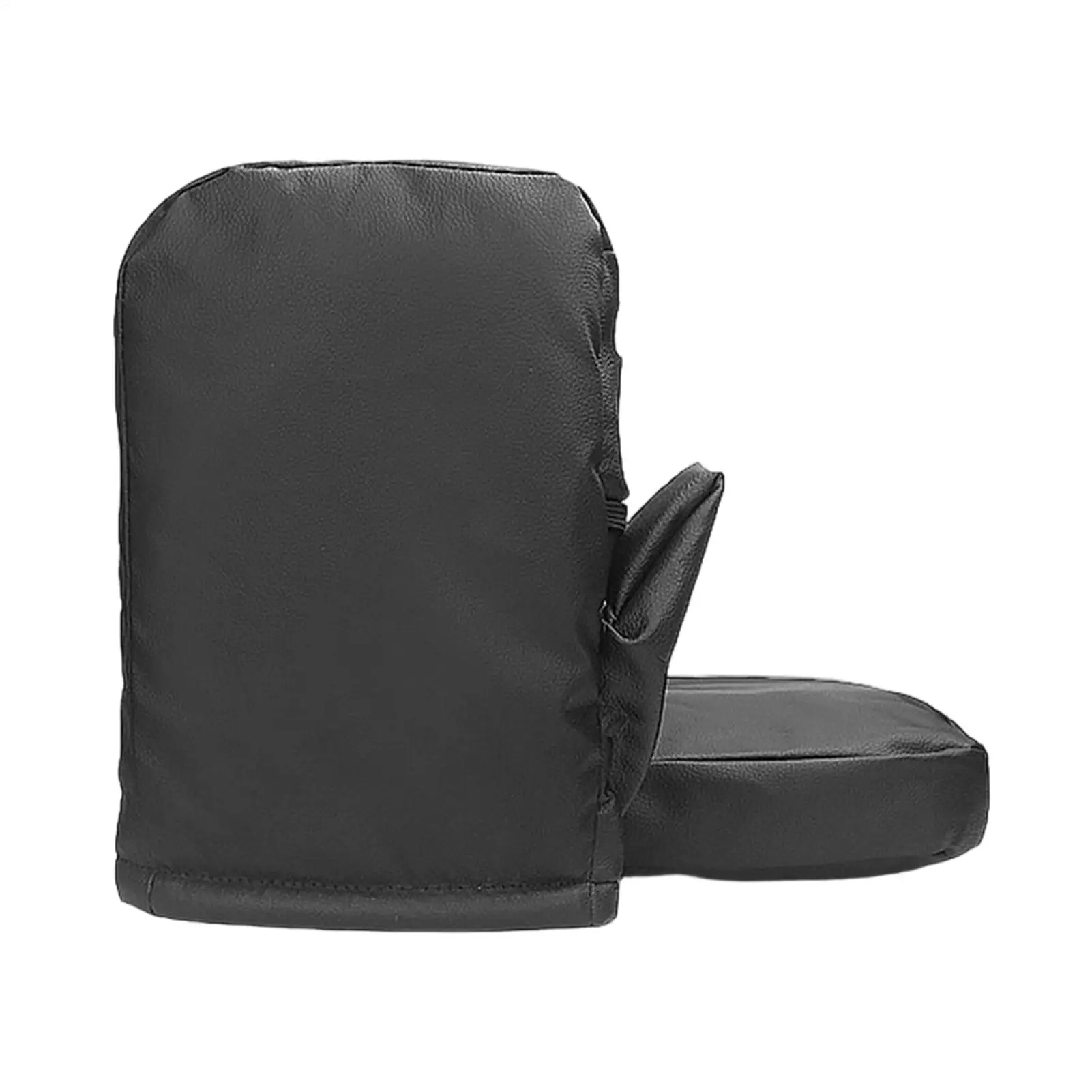 

Motorcycle Handlebar Muffs PU Leather Reflective Comfortable Windproof Snowmobile Handlebar Mittens Hand Guard For Men Women