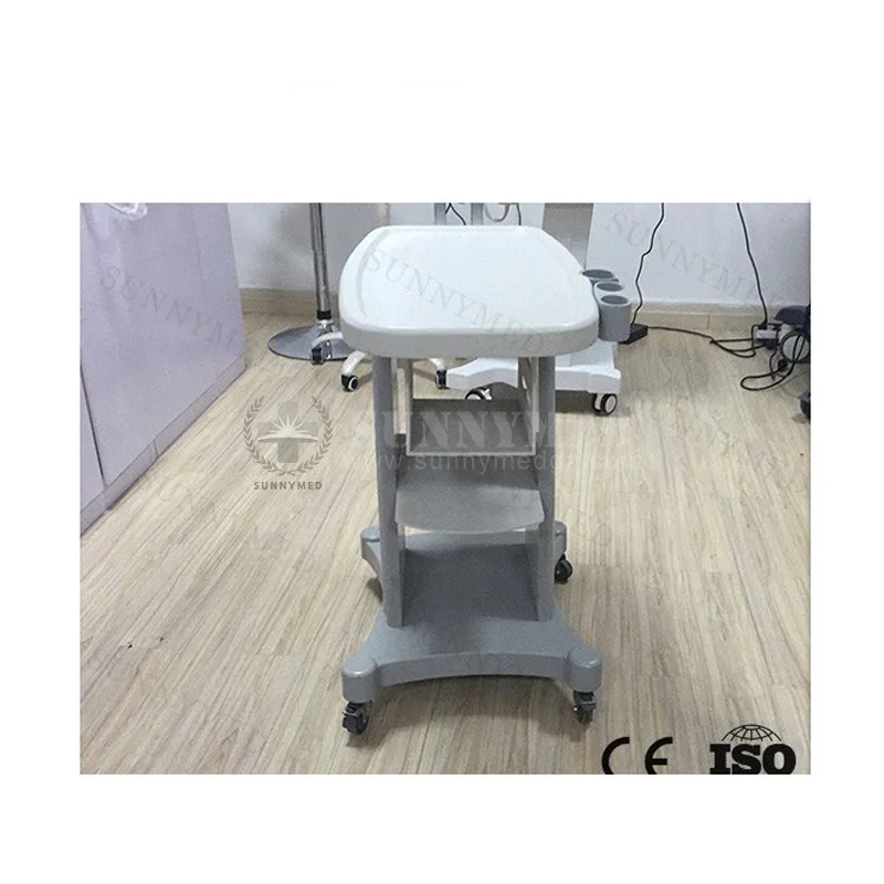 SY-A hospital adjustable ultrasound trolly ABS ultrasound cart price