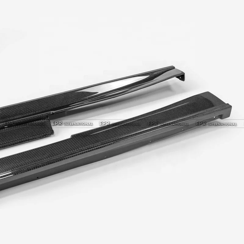 مناسبة لنيسان R35 GTR 08-17 ألياف الكربون الجانب تنورة مخصصة 24VR N نوع الملحقات الخارجية الحقيقية مجموعات هيكل السيارة #1