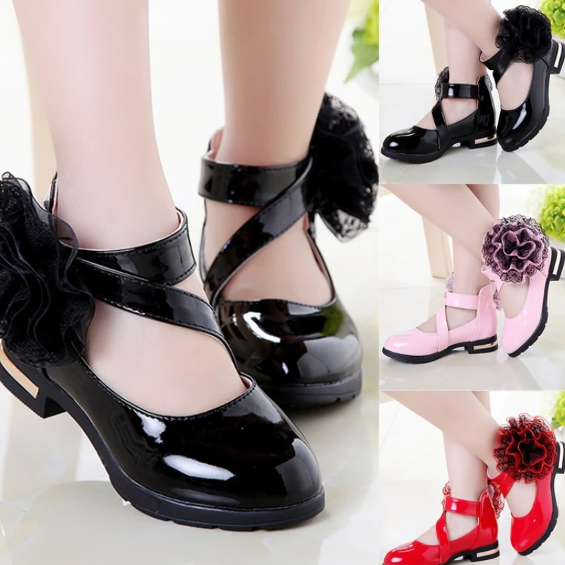 

Модная обувь для девочек, осенняя новая коллекция, детские лоферы на плоской подошве, детская обувь принцессы, универсальная школьная обувь для девочек