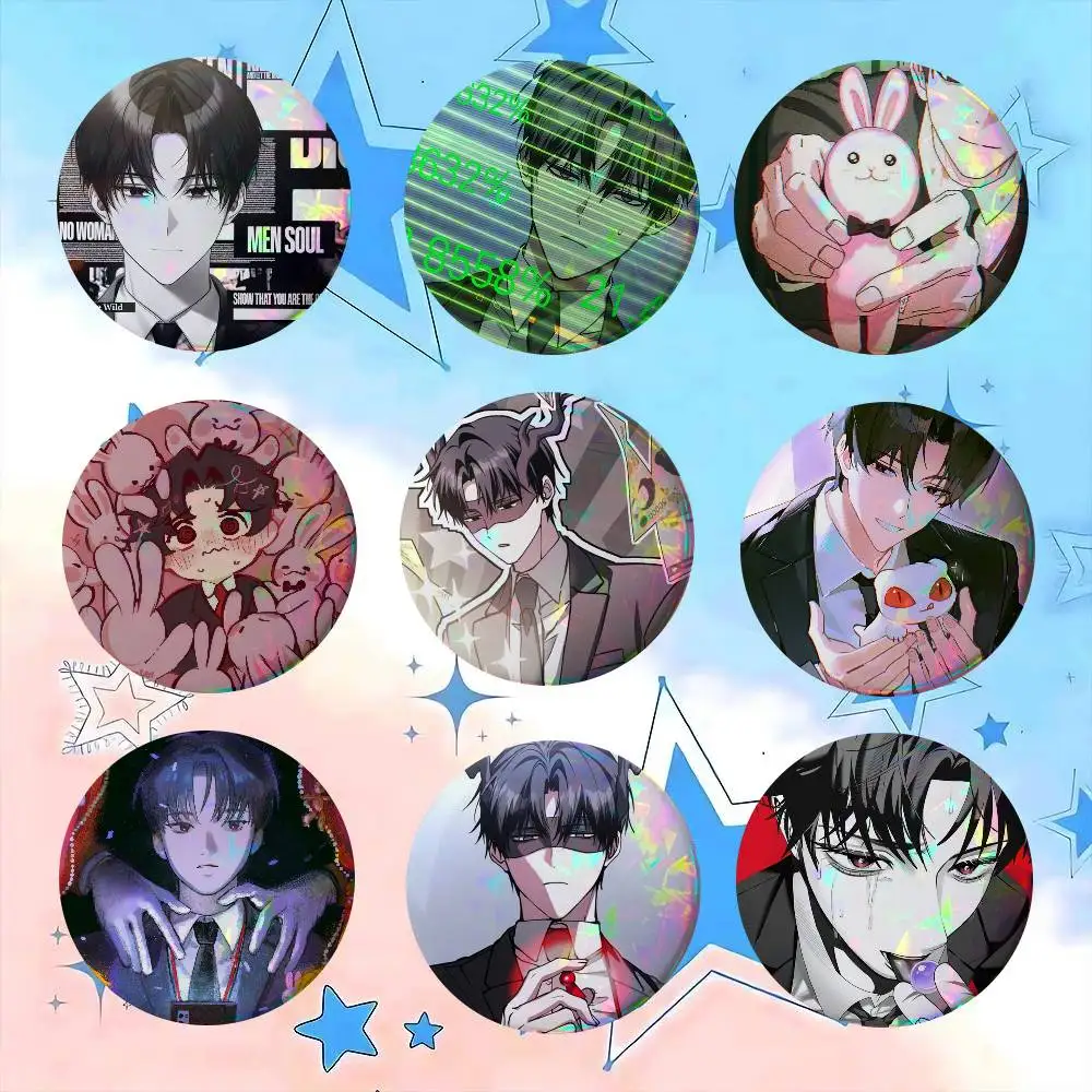 K-Kim S-Soleum Web Novel GSGW  Horror Enamel Pins Creative Brooch Bag Clothes Decorative Accessories Jewelry Badge XMAS Gifts