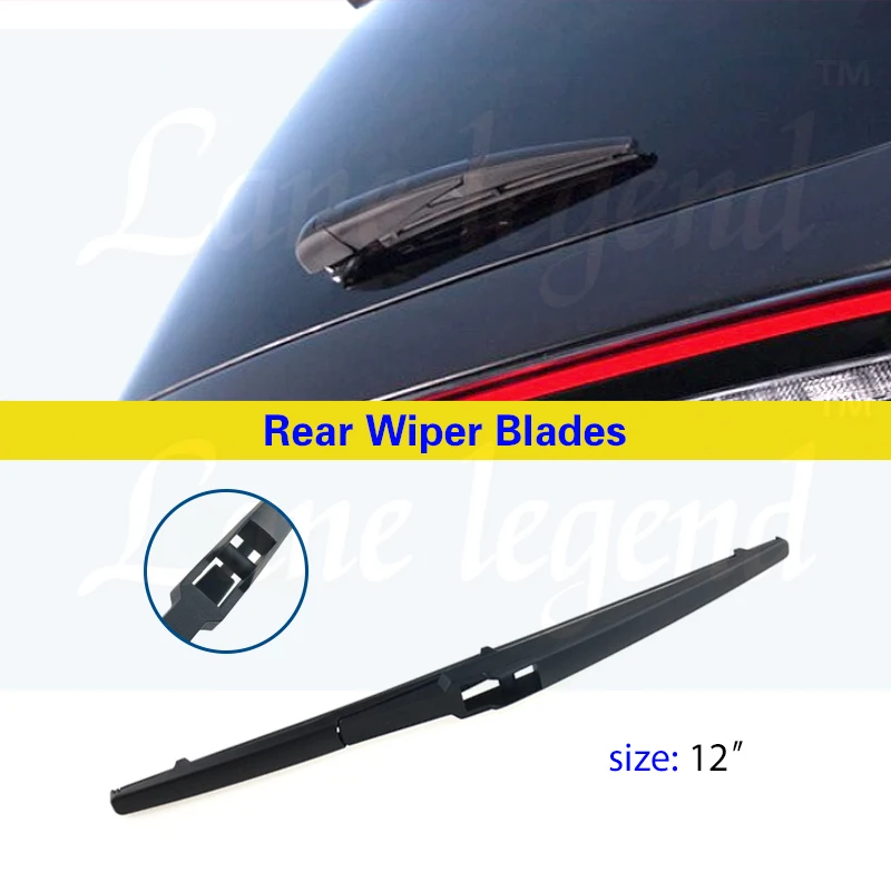 12 "شفرة الممسحة الخلفية ل دودج دورانجو WD 2011 - 2023 الزجاج الأمامي نظيفة الباب الخلفي نافذة سيارة المطر فرشاة اكسسوارات السيارات
