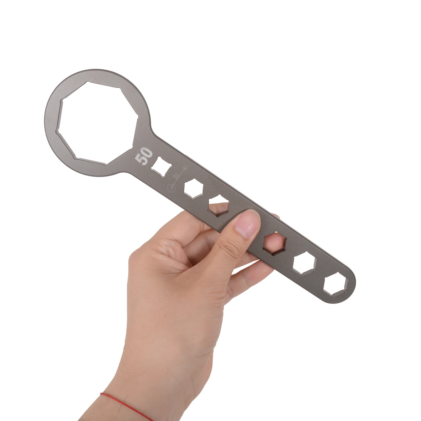 40/41/44/45/46/48/49/50mm Motorcycle Aluminium Front shock Absorber Head Disassembly Tools Front Fork Cap Wrench Tool 8-angle