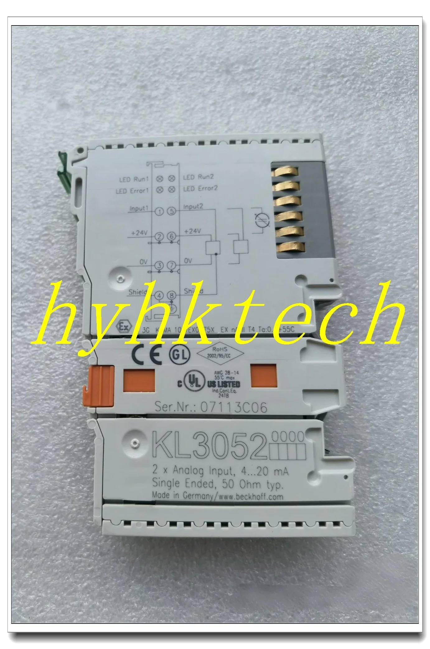 Supply KL3052  Digital quantity terminal module,100% tested before shipment