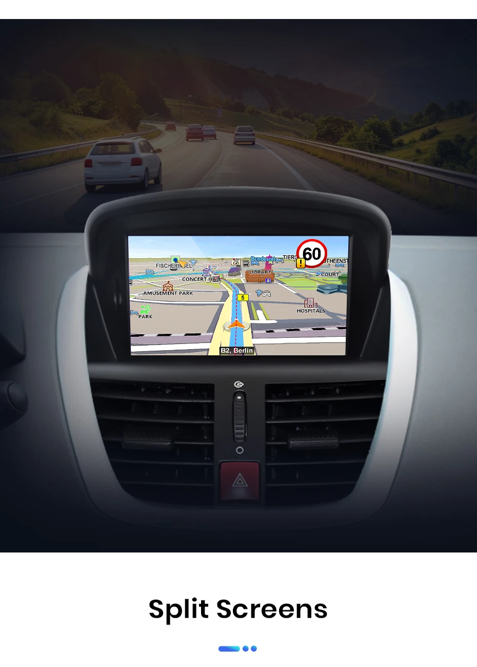 Junsun 7" Wireless CarPlay Android Auto Car Radio for PEUGEOT 207 207CC 2006 2007-2015 Multimedia Wireless Apple CarPlay Smart Intelligent Systems IPS Touch Screen Stereo Video Player 2 Din Autoradio Head Unit Navigation BT GPS 4G WIFI FM AM DSP RDS SWC