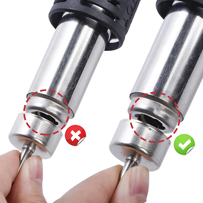 JCD 9Pcs/Set Welding Nozzle For Hot Air Gun Stainless steel Different Sizes Nozzles For 8858 8898 858D 8908 8206 Nozzle