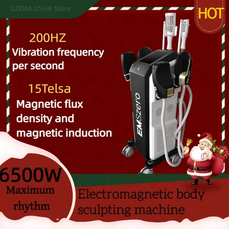 

6500W EMSZERO With 2 Roller Massager and 4 Handles Nova Emszero Body Shaping EMS Electromagnetic Shaping