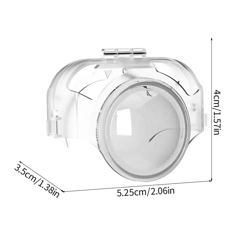 Lens Protector Case For Insta 360X3 Action Camera Transparent Lens Guards Protector Cover For Insta 360X3 Accessories