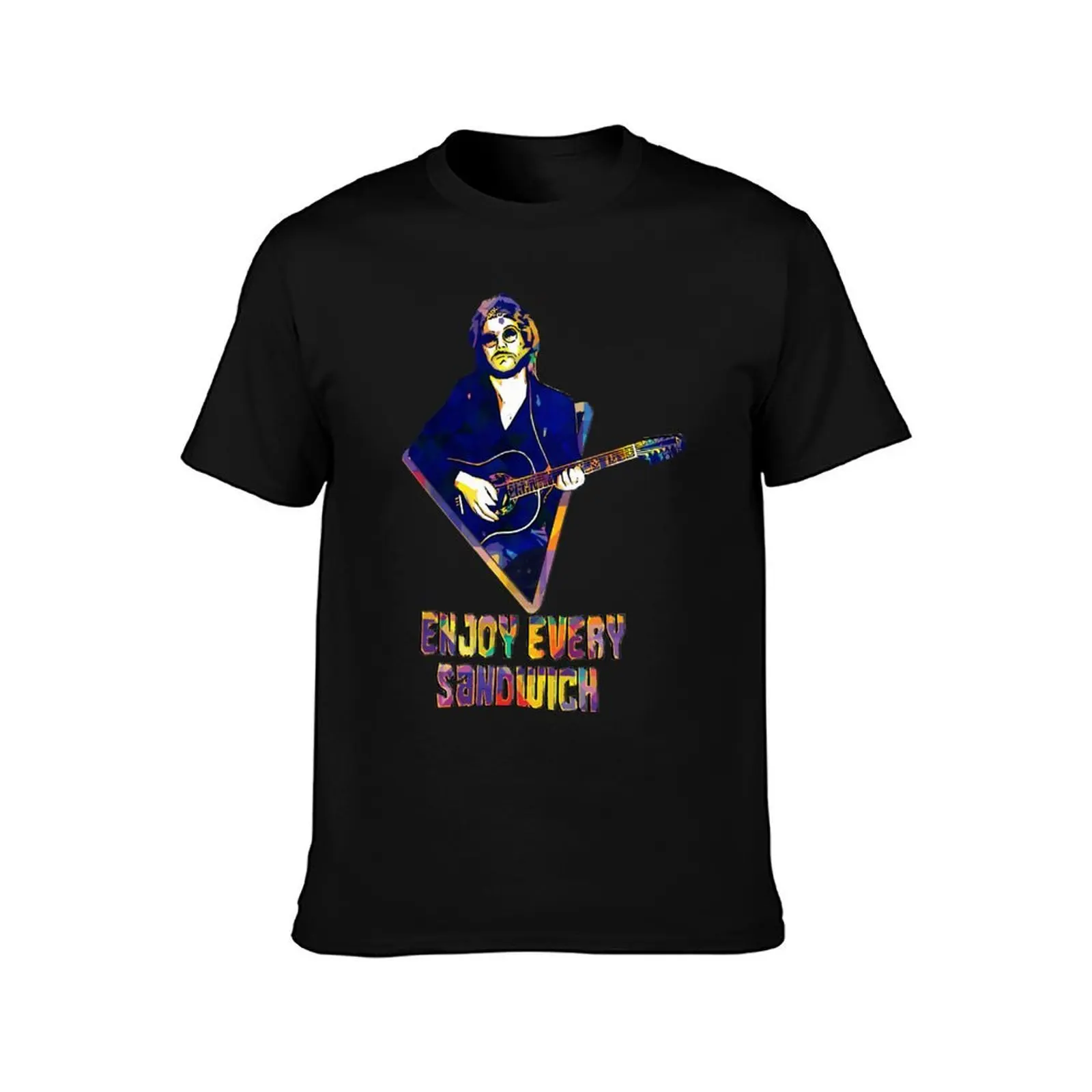 Anniversary Gift Enjoy Every Sandwich Gifts For Music Fan T-Shirt, Summer Casual Cotton Tee, Oversized Streetwear Tops