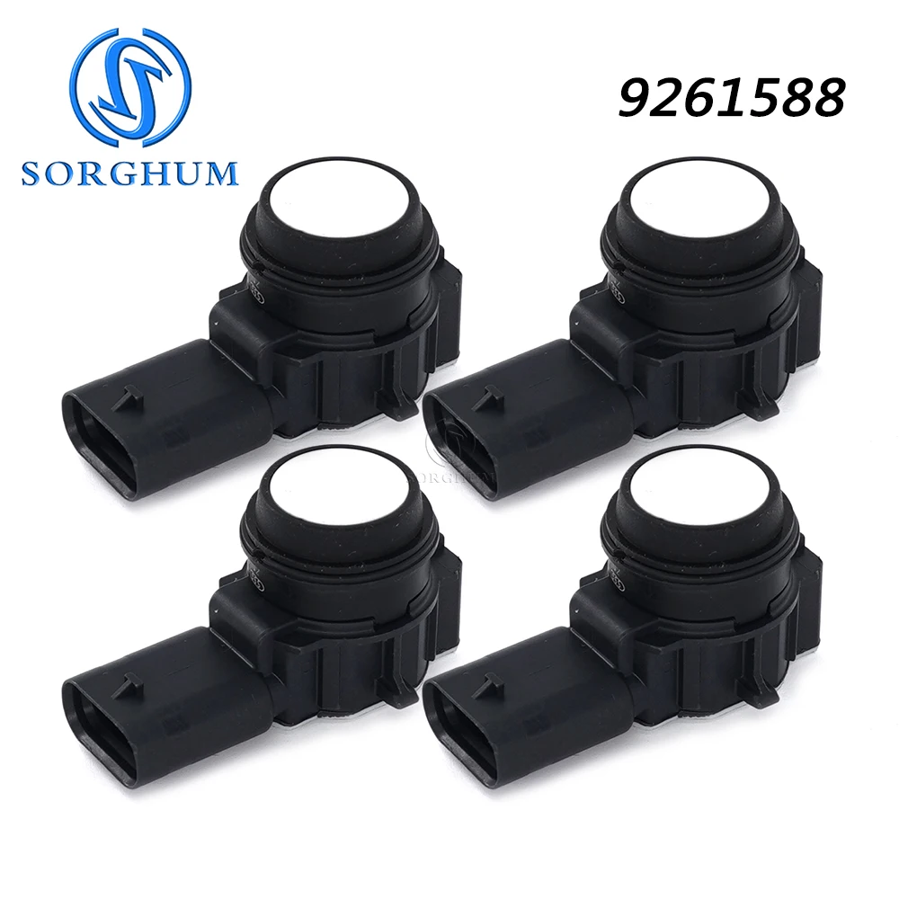 

SORGHUM 9261588 4PCS 1PC For BMW F30 328i F31 F35 F80 1Series White Bumper Ultrasonic PDC Parking Distance Sensor 66209261588