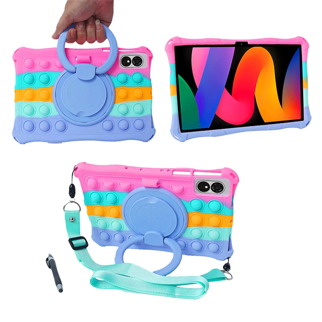 

Чехол для Alldocube iPlay60 Lite, мягкий силиконовый чехол-подставка для детей, чехол для телефона, iPlay 60 Lite, Android 14, чехол с плечевым ремнем