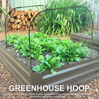 For Plants Row Cover Greenhouse Hoop Garden Hoops 11mm Durable Portable Raised Beds Netting Sturdy Planting Support Frame