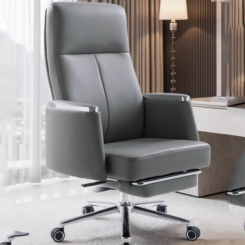 

Swivel Foot Rest Office Chair Comfortable Armrest Ergonomic Recliner Office Chair Oversized Velour Silla De Escritorio Home