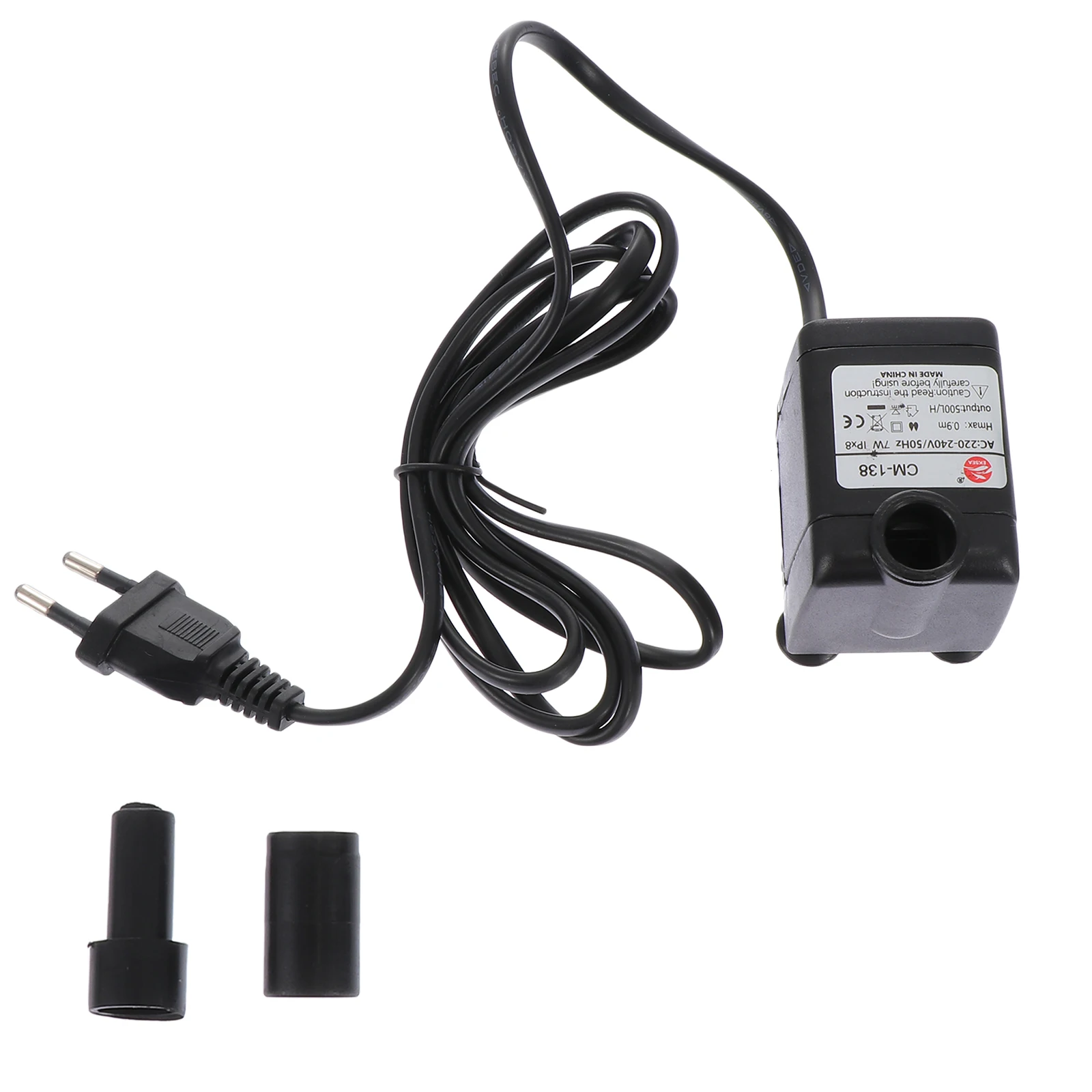 

Submersible Pump for Aquarium Fish Tank Waterfall Garden Fountain Small Size Black Motor Low Noise Suitable for Ponds