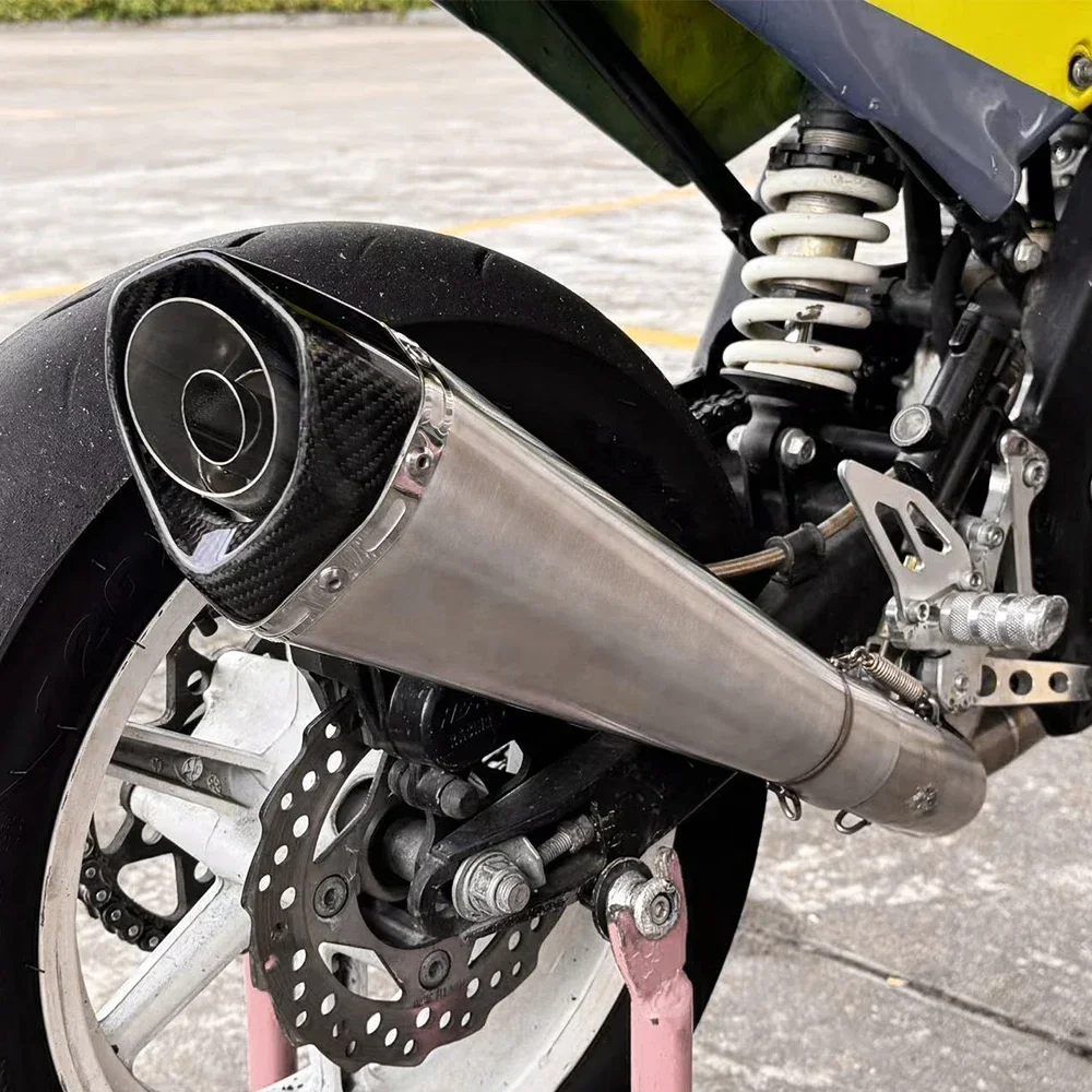 

TJ/36-51mm Motorcycle Exhaust Muffler Pipe With DB killer Stainless Steel For R1 R3 R6 Nmax Tmax CBR300 500 Z400 MT07