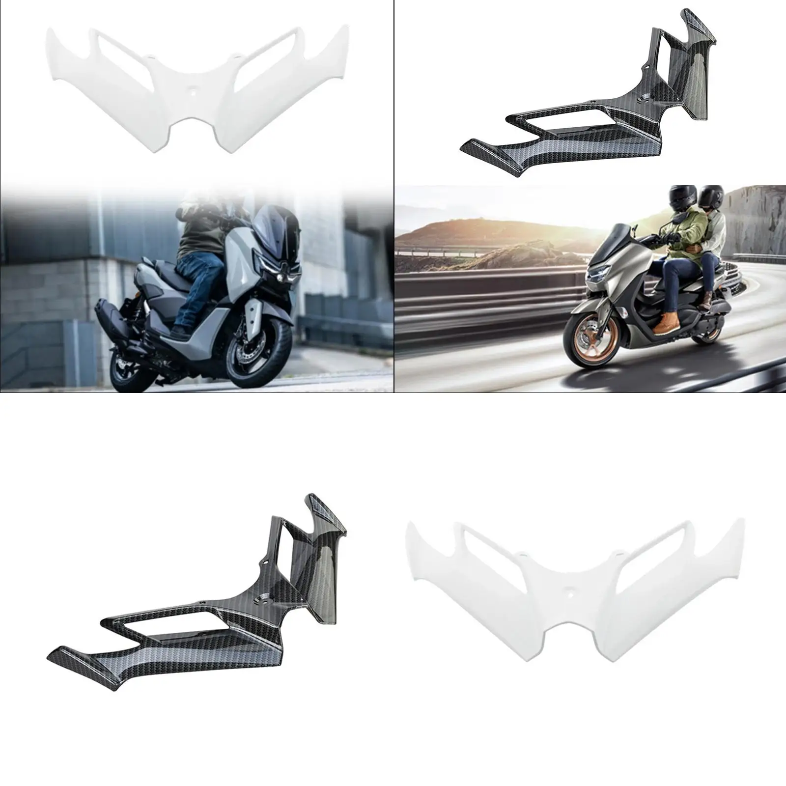 Front Fairing Cover Winglet Length 41cm for Yamaha Nmax155 2020-2022 Replace Parts Multipurpose Easily Install Professional