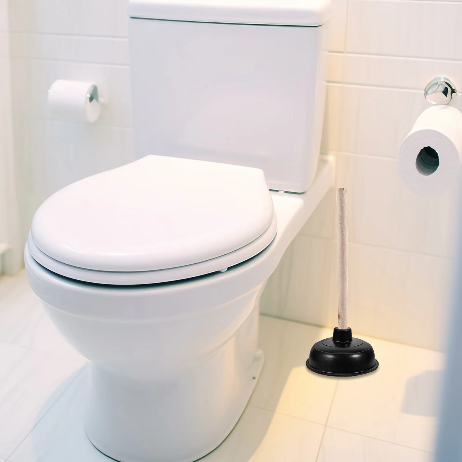 

2 Pcs Toilet Suction Accessories Plunger Part Household Supplies Replacement Force Cup Small Accessory Parts Cleaning Rubber