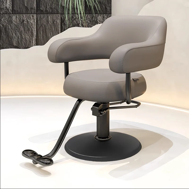 Rotating Stool Aesthetic Chair with Wheels Cheap Professional Barber Men's Shaving Salon Wash Tattoo Chairs Saddle Sgabello