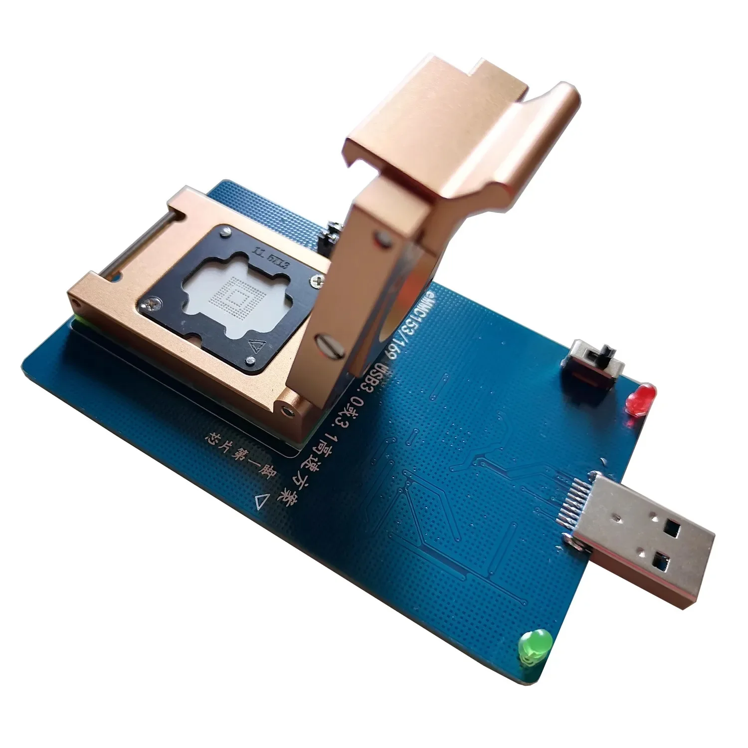 متوفر في المخزون eMMC153/169 إلى USB3.0 اختبار المقبس بغا المقبس القراءة المقبس BGA153 حرق كتلة الهاتف المحمول كلمة مبرمج مكتبة