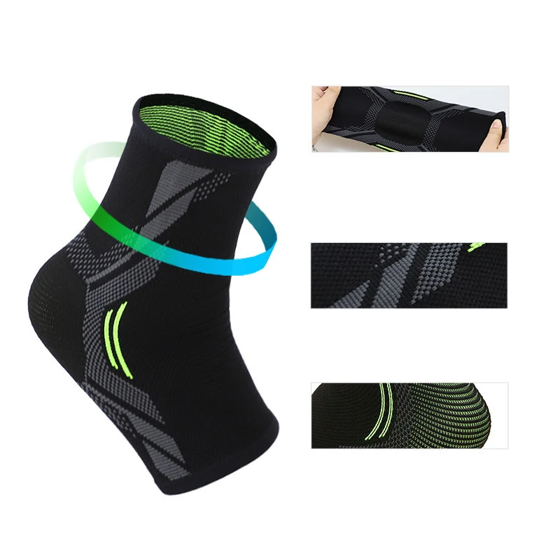 1Pair Ankle Brace Compression Sleeve,Ankle Support Stabilizer Wrap,Heel Brace for Achilles Tendonitis, Plantar Fasciitis,Support