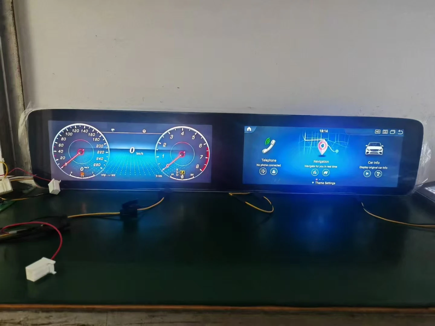 25.6inch new Dual Screen  Android Radio Multimedia DSP Sound For Mercedes-Benz S Class W222 2018-2021 Carplay Car GPS Navigation