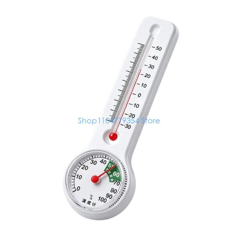 0XLD Analog Climate Gauges Wall Thermometers for Room , Greenhouses, and Storage Areas