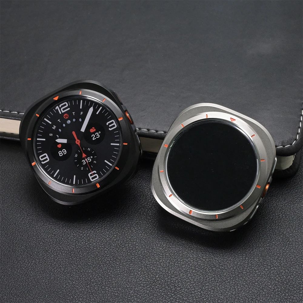 

Men Protective AluminiumAlloy Cover Case For Samsung Galaxy Ultra Watch7 47mm Frame Bumper Accessories No Screen 47mm Metal Case