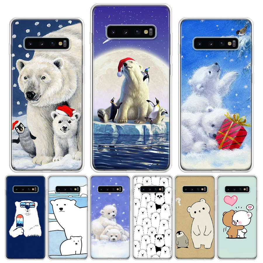 Polar Bear Newly Arrived Silicon Phone Case For Samsung Galaxy M21 M30S M31 M51 M32 M52 M12 Note 8 9 10 Lite 20 Ultra J4 Plus J6