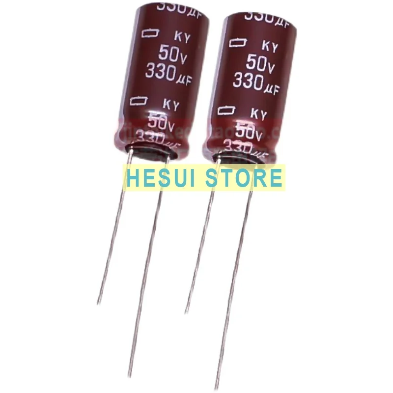 Black King Kong imported electrolytic capacitor 50V330UF 10X20 KY high frequency low resistance 330UF 50V