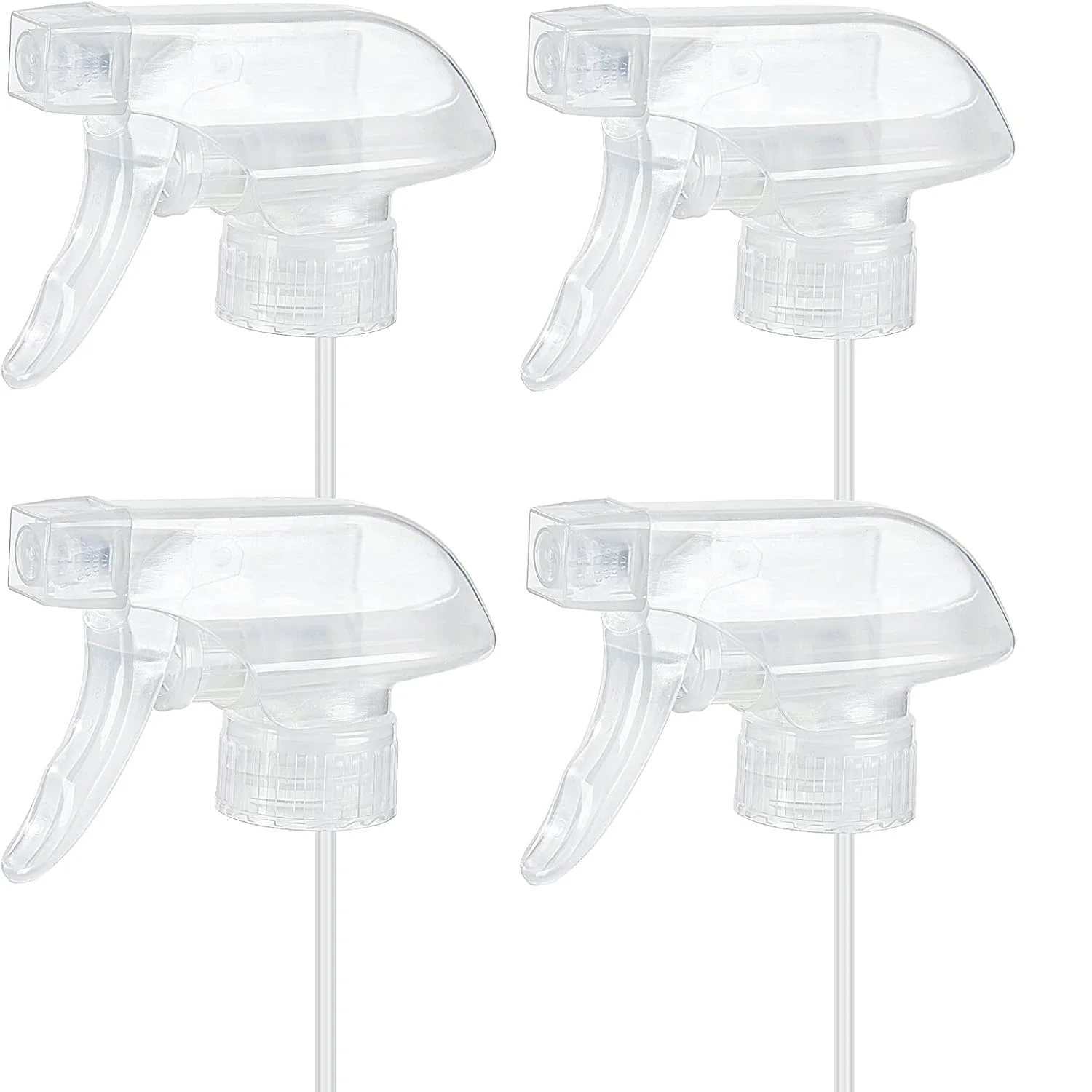 

4 шт., сменные прозрачные триггерные распылители 28/400, распылители с распылителем тумана для стеклянных бутылок с распылителем на 8 унций/16 унций