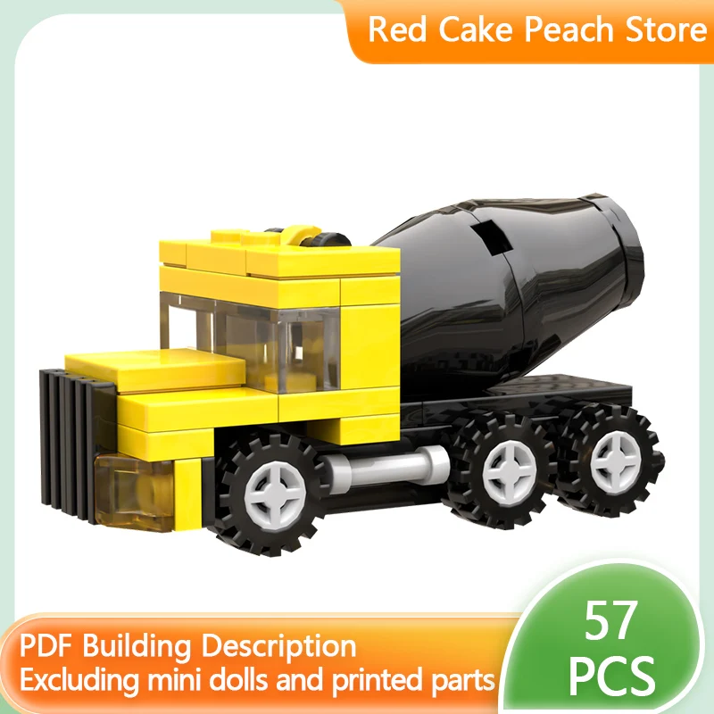 

Speed Racing Car Model MOC Building Bricks Concrete Mixer Truck Modular Technology Children Holiday Gifts Assemble Toys Suit