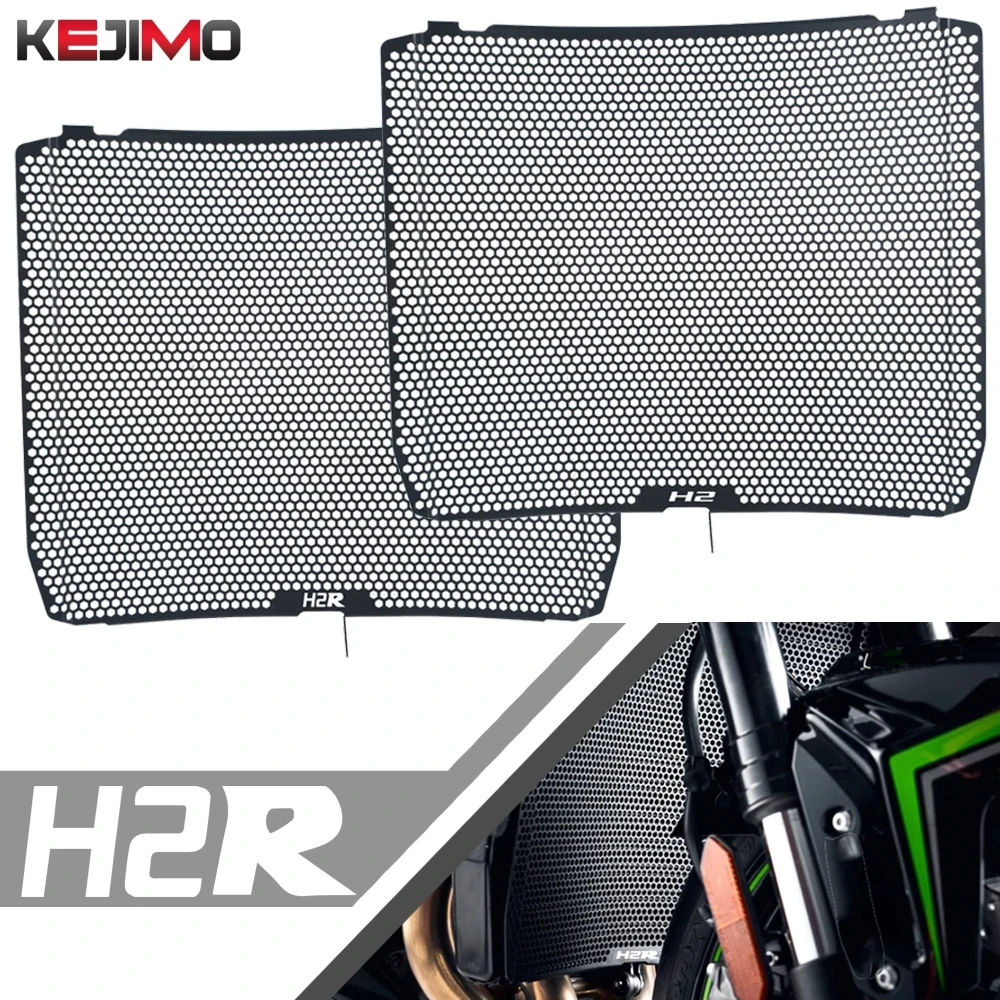 

2026 25 For Kawasaki Ninja H2 / R / SX / SX SE /SX Performance 2015 Motorcycle Aluminium Radiator Grille Cover Guard Protector
