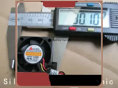 

Y.S.Tech 3010 двухшаровой трехконтактный 30X30X10 мм 3 см FD0530107B-2A DC5V 0,50 Вт мини-микровентилятор