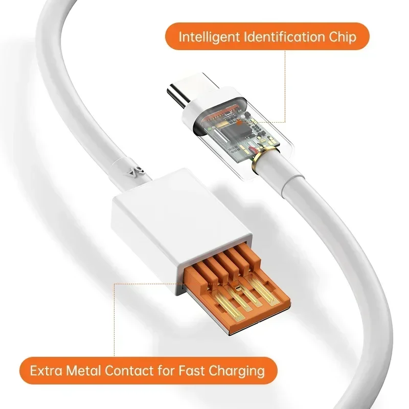 Original 120W 90W 67W 6A USB Typ-C Schnell-Turbo-Ladekabel für Xiaomi Mi 15S Pro 14 13 12 Redmi Note 14 13 12 Poco X7 Pro F6 – Detail 8