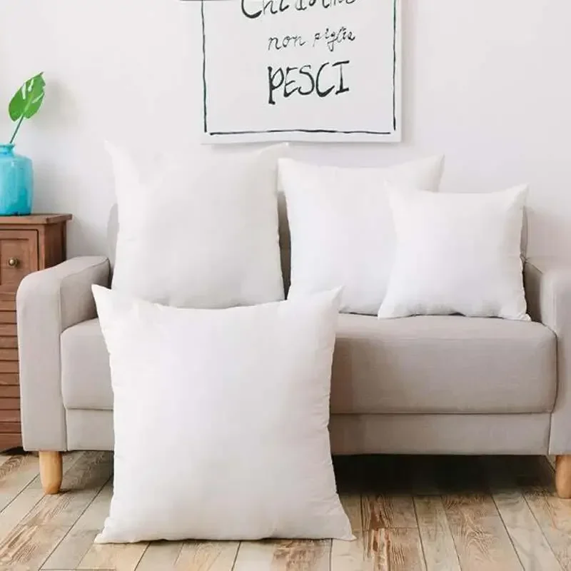 100% Cotton Feather Pillow Core Christmas Cotton Neck Pillow Cojines 45x45 55x55 Hotel Decoration Sofa Bedroom Home Cushi