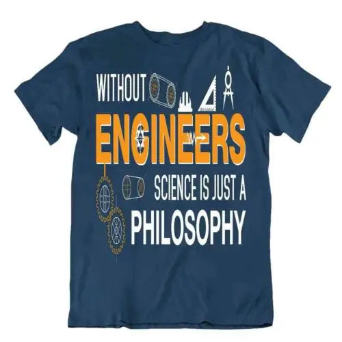 Ingenieure Wissenschaft Philosophie Shirt Lustiger Witz Hemd Beste Idee Geschenk