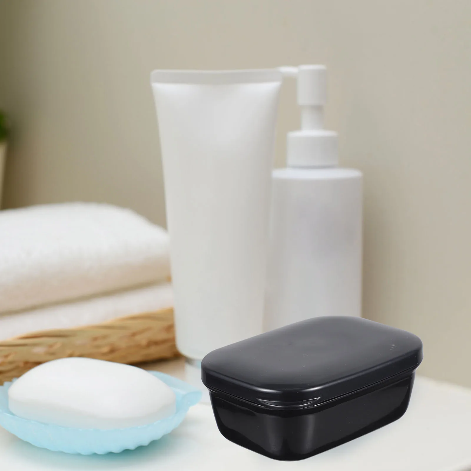 

4 шт., дорожная коробка, портативный легкий полипропиленовый полиэтиленовый контейнер для ванны, туалета, мыла ручной работы, кемпинга, дома, современный дизайн, легкий