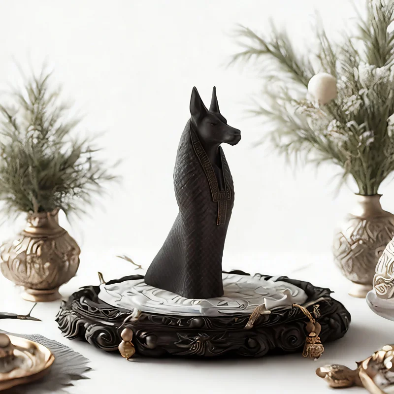 1 Statue Of Anubis,…