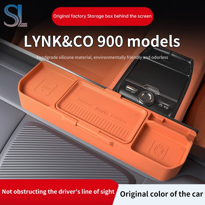 

For 2025 Lynk & Co 900 Storage Box Dashboard Screen Center Console Organizer Phone Holder Interior Accessories