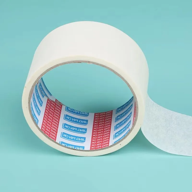 1Pc Hot Selling Long Masking Tape Beige Car Painting Car House Oil Painting Single-sided Masking Tape Adhesive Sealing Supplies