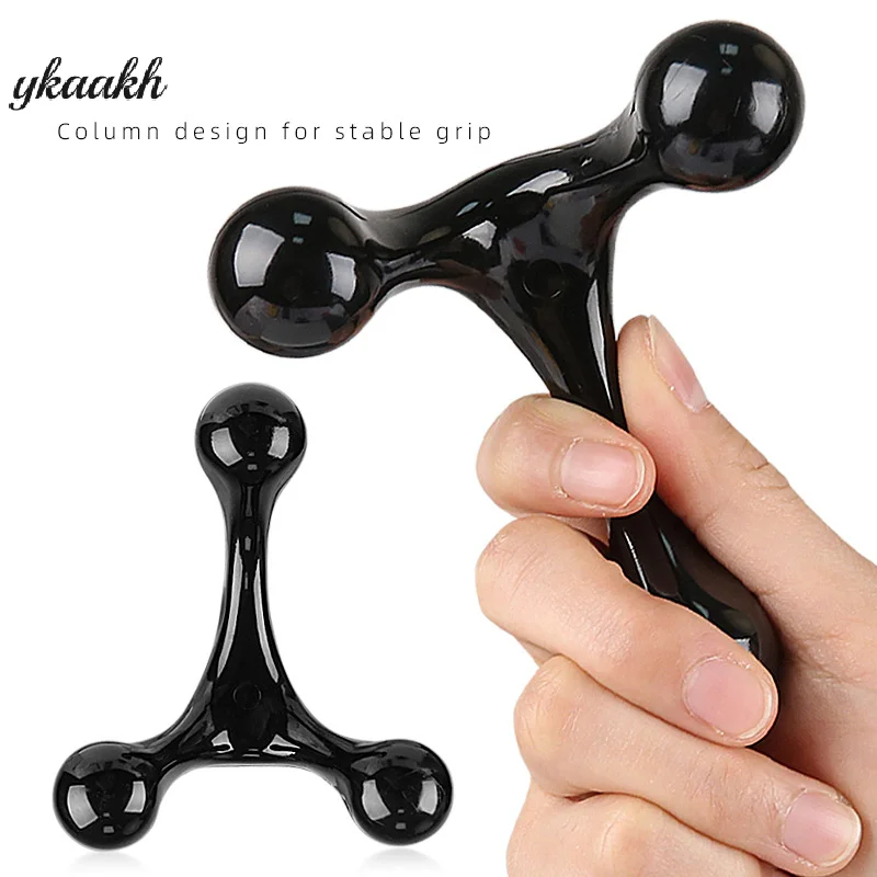 

Массажер для арки тела, ручной баланс здоровья, три шарика, массажная палочка для спины, расслабляющий точечный массаж, инструмент для массажа здоровья