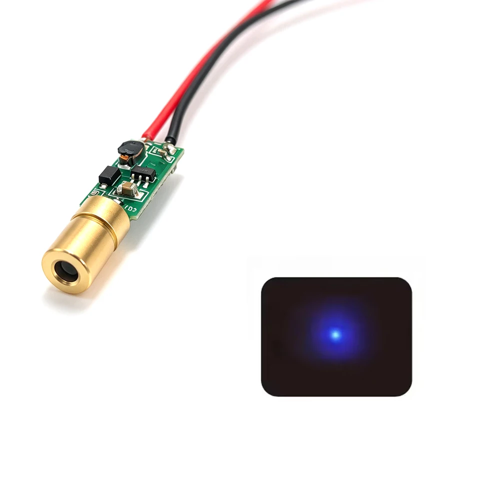 450nm 5mW Blue Dot Laser Diode Module Woodwork Aiming Mini 6mm Brass