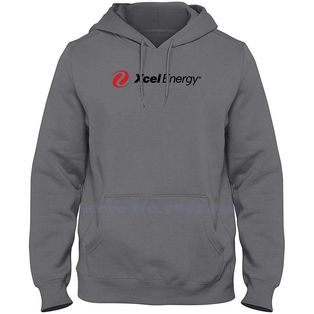 Xcel Energy Casual Clothing Sweatshirt 100% Cotton Graphic Hoodie