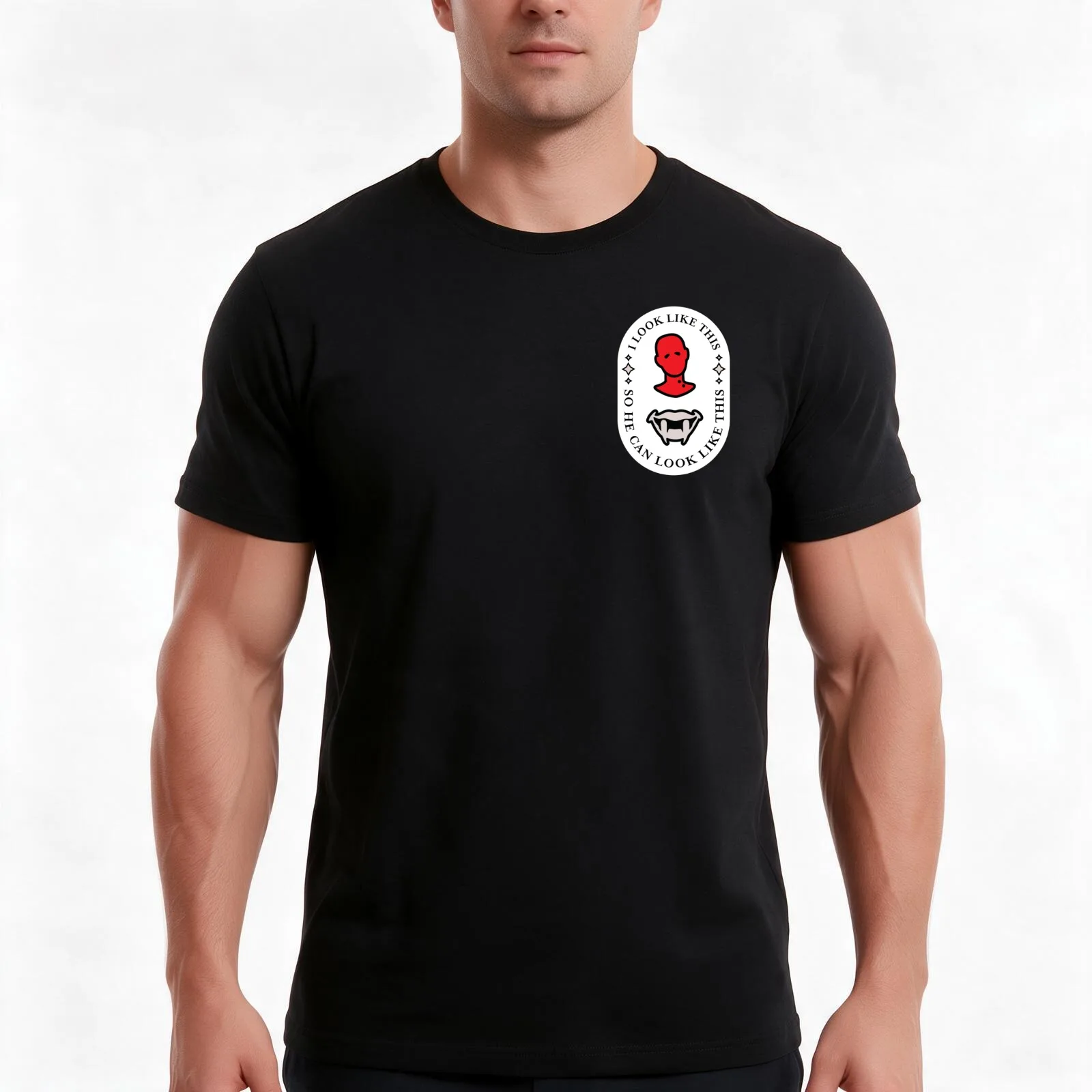 Astarion Bloodless Design T-Shirt, Summer Casual Cotton Tee, Oversized Streetwear Tops, Vintage Graphic Print, Unisex Men Women