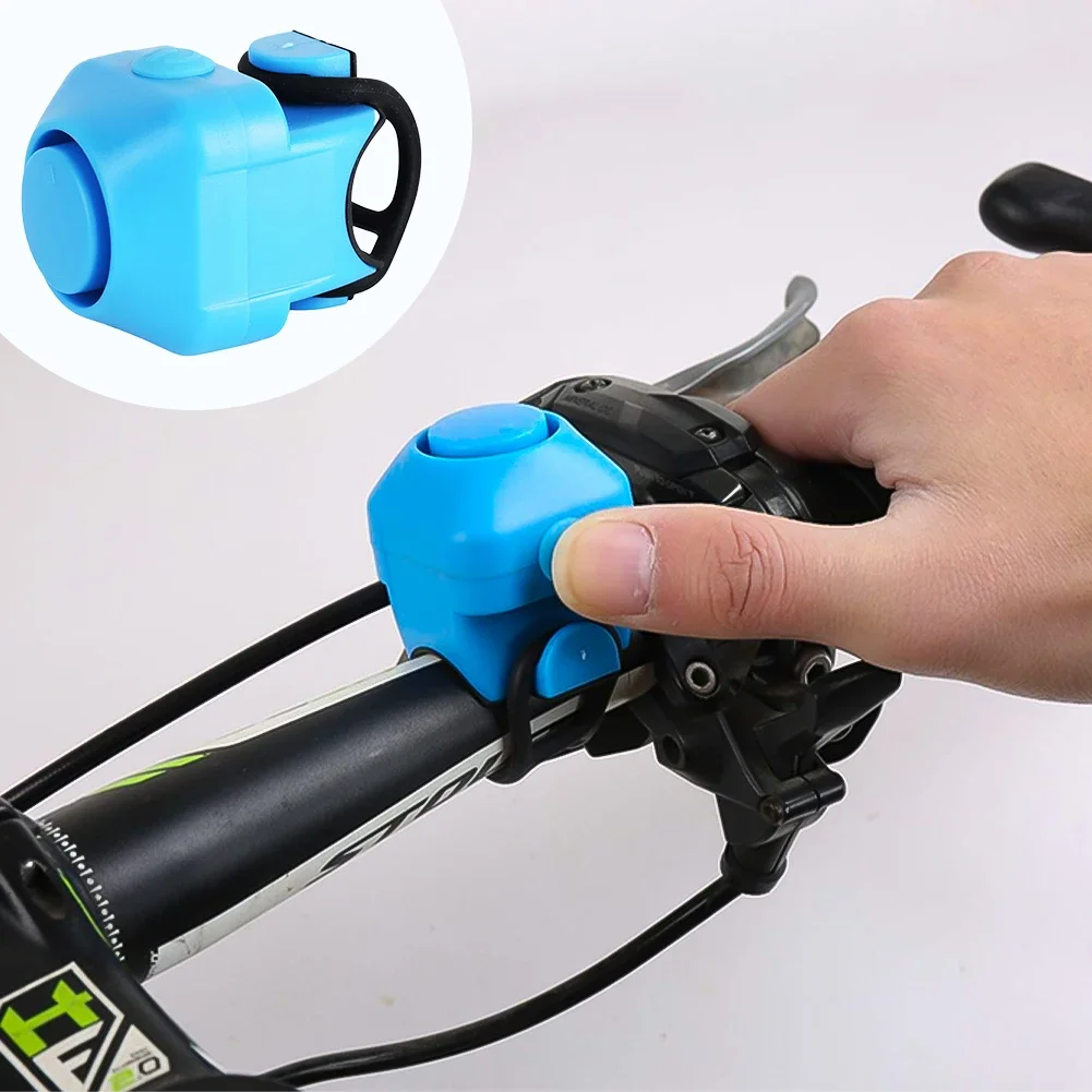 Bocina electrónica fuerte para bicicleta, 130 Db, alarma de advertencia de seguridad para bicicleta de montaña, timbre para manillar de ciclismo, accesorios para timbre