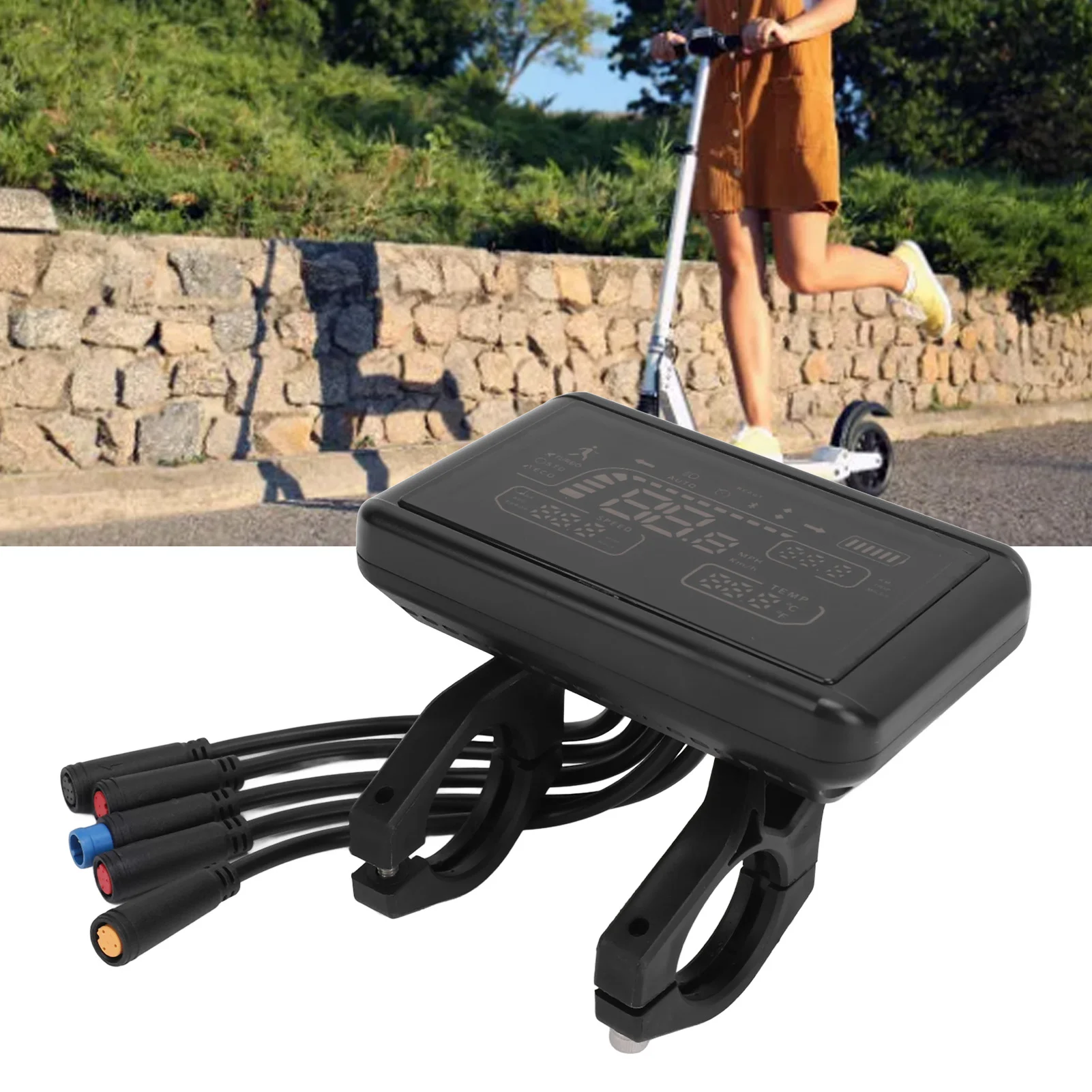 Panneau de vélo électrique, indicateur de vitesse, panneau d'affichage électrique de haute précision, Installation facile pour la Modification